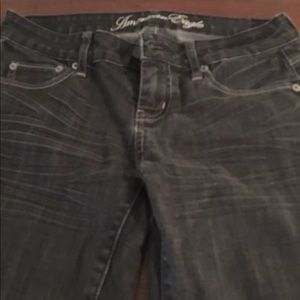 American Eagle black jeans size 4
